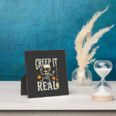 Grappig Halloween Creep It Real Dansende Skelet On Fotoplaat (Insitu)