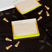 Grappig Halloween Custom Yellow Oranje Post it Not Post-it® Notes