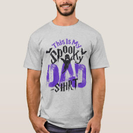 Grappig Halloween 🎃 Dad T-shirt Boo Scary 👻Ghost