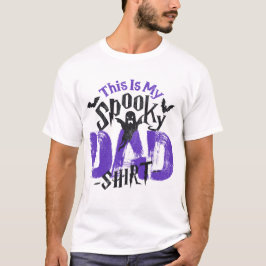 Grappig Halloween 🎃 Dad T-shirt Boo Scary 👻Ghost