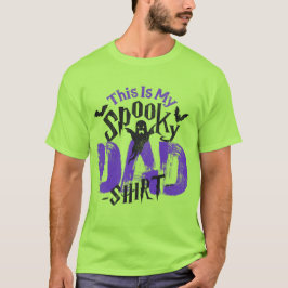 Grappig Halloween 🎃 Dad T-shirt Boo Scary 👻Ghost