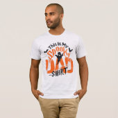 Grappig Halloween 🎃 Dad T-shirt Boo Scary 👻Ghost (Voorkant volledig)