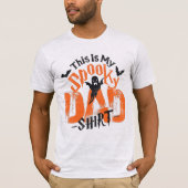 Grappig Halloween 🎃 Dad T-shirt Boo Scary 👻Ghost (Voorkant)
