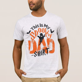 Grappig Halloween 🎃 Dad T-shirt Boo Scary 👻Ghost