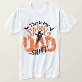 Grappig Halloween 🎃 Dad T-shirt Boo Scary 👻Ghost