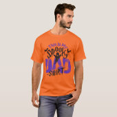 Grappig Halloween 🎃 Dad T-shirt Boo Scary 👻Ghost (Voorkant volledig)