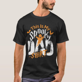 Grappig Halloween 🎃 Dad T-shirt Boo Scary 👻Ghost