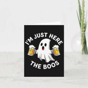 Grappig Halloween dat ik hier ben voor het Boos Co Kaart