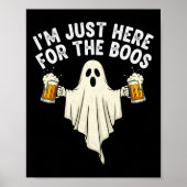 Grappig Halloween dat ik hier ben voor het Boos Co Poster (Voorkant)