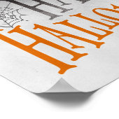 Grappig Halloween Decor - Grunge Poster (Hoek)