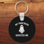 Grappig Halloween Diabetes Bewustzijn Mijn Pancrea Sleutelhanger (Voorkant)