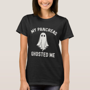 Grappig Halloween Diabetes Bewustzijn Mijn Pancrea T-shirt