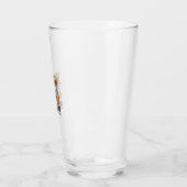 Grappig Halloween Drinken Minder Klasse Shirt Ontw Glas (Links)