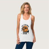 Grappig Halloween Drive Stick Heks Vintage Shirt D (Volledige Voorkant)