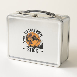 Grappig Halloween Drive Stick Heksen Vintage T-shi
