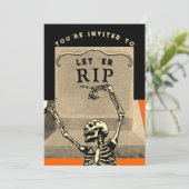 Grappig Halloween-feest Kaart (Staand voorkant)