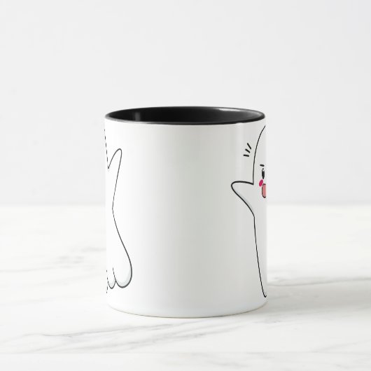 Grappig Halloween feest met Schattigee Ghost Coffe Mok (Midden)