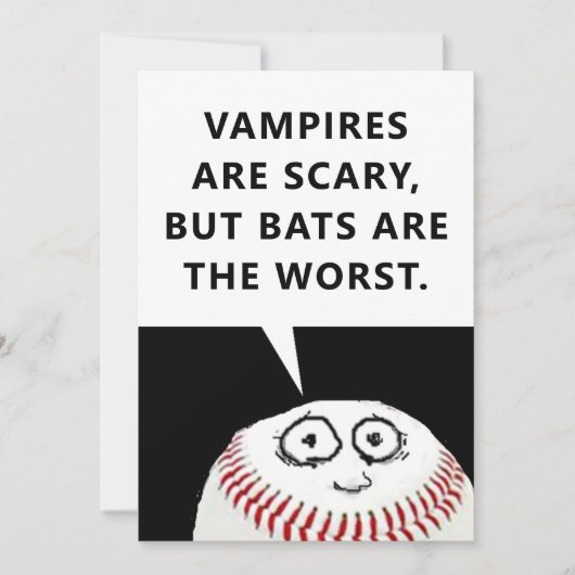 Grappig Halloween Feestdagenkaart (Voorkant)