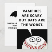 Grappig Halloween Feestdagenkaart (Voorkant / Achterkant)