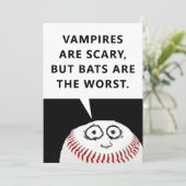 Grappig Halloween Feestdagenkaart (Staand voorkant)