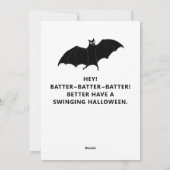 Grappig Halloween Feestdagenkaart (Achterkant)