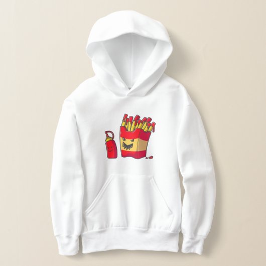 Grappig Halloween frietmonster (Laagn)