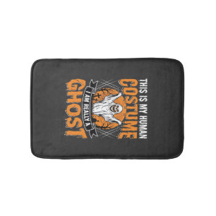 Grappig Halloween Geest Menselijk Kostuum Vintage Badmat