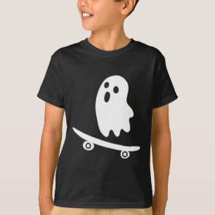 Grappig Halloween Geest Skateboard Lui Kostuum Ska T-shirt