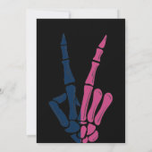 Grappig Halloween geslacht onthullen Kaart (Achterkant)