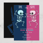 Grappig Halloween geslacht onthullen Kaart (Voorkant / Achterkant)