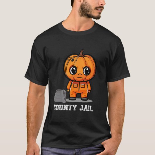 Grappig Halloween Gevangenis Kat Vader Kostuum Gev T-shirt (Voorkant)