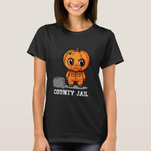 Grappig Halloween Gevangenis Kat Vader Kostuum Gev T-shirt