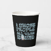 Grappig Halloween gezegde Papieren Bekers (Achterkant)