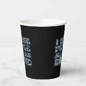 Grappig Halloween gezegde Papieren Bekers (Links)