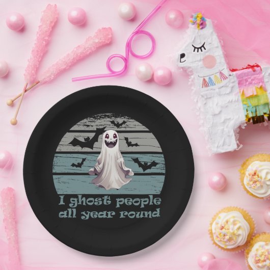 Grappig Halloween gezegde Papieren Bordje (Feest)