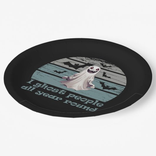 Grappig Halloween gezegde Papieren Bordje (Gekanteld)