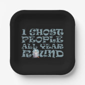 Grappig Halloween gezegde Papieren Bordje (Voorkant)