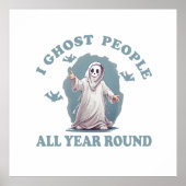 Grappig Halloween gezegde Poster (Voorkant)