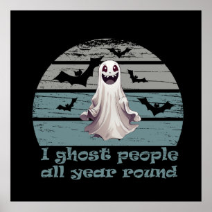 Grappig Halloween gezegde Poster