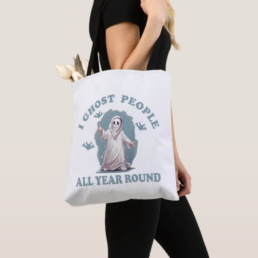 Grappig Halloween gezegde Tote Bag (Dichtbij)
