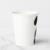 Grappig Halloween gezicht geest eng boek Party Papieren Bekers (Rechts)