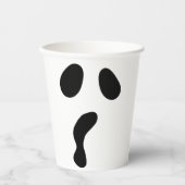 Grappig Halloween gezicht geest eng boek Party Papieren Bekers (Voorkant)