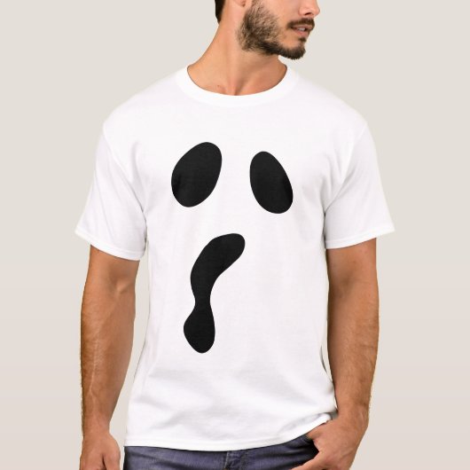 Grappig Halloween gezicht geest eng boek Party T-shirt (Voorkant)
