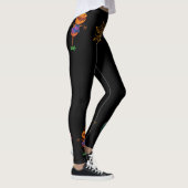 Grappig Halloween gezicht geest pompoen ballon par Leggings (Rechts)