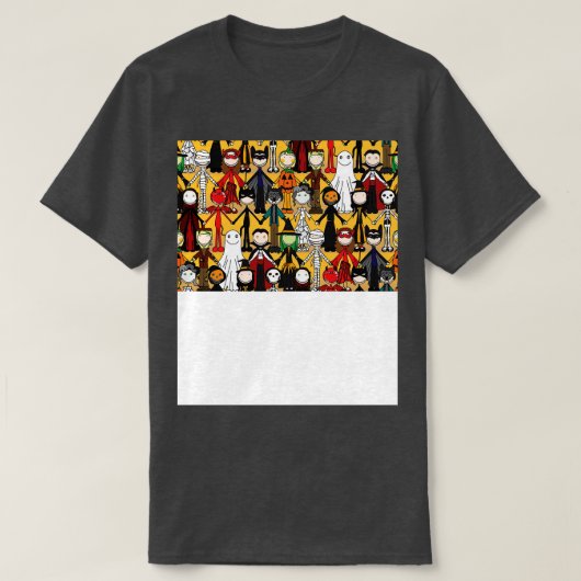 Grappig Halloween gezichtsmasker 3 T-shirt (Design voorkant)