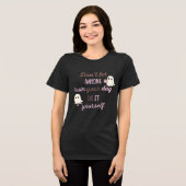 Grappig Halloween Ghost T-Shirt met DarkHumor Quot (Voorkant volledig)