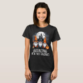 Grappig Halloween Gnome Trio spookachtig  Castle T-shirt (Voorkant volledig)