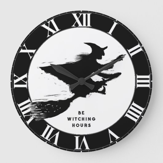 Grappig Halloween Grote Klok (Voorkant)