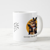 Grappig Halloween "Grumpy, Spooky, Caffeinated!" Grote Koffiekop (Voorkant rechts)