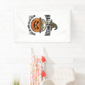 Grappig Halloween Heks Snoep Pompoen Shirt Ontwerp Spandoek (Insitu)
